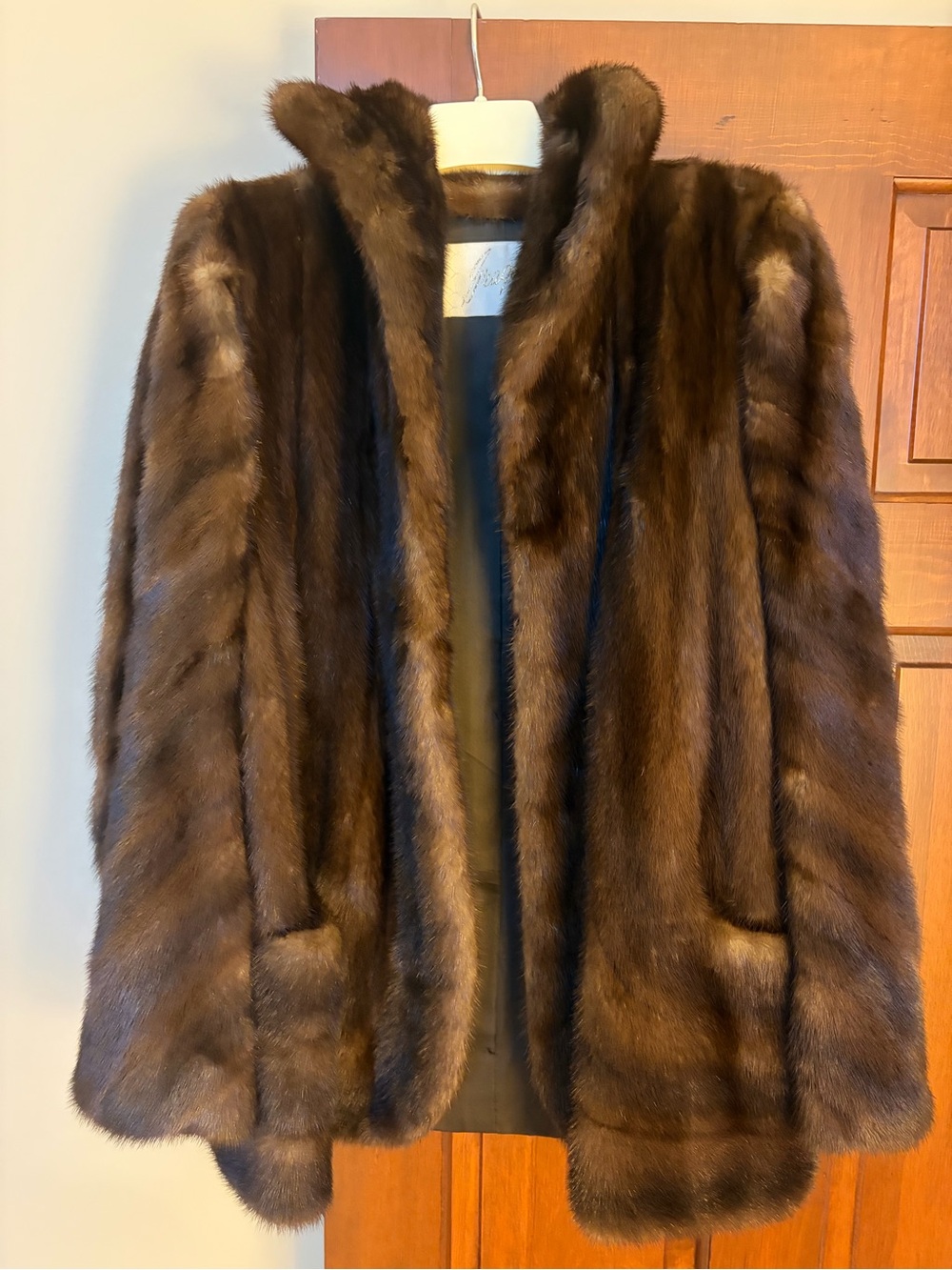 Grapps Brown Mahogany Mink Jacket